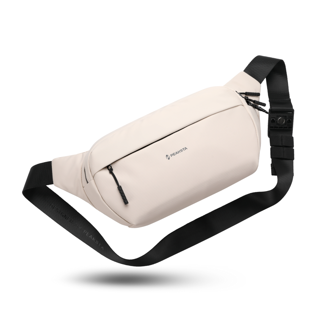 Travel Sling | (1+1 FREE) | RFID Proof Sling Bag | Waterproof Crossbody | Ziplocks | Orange Lining