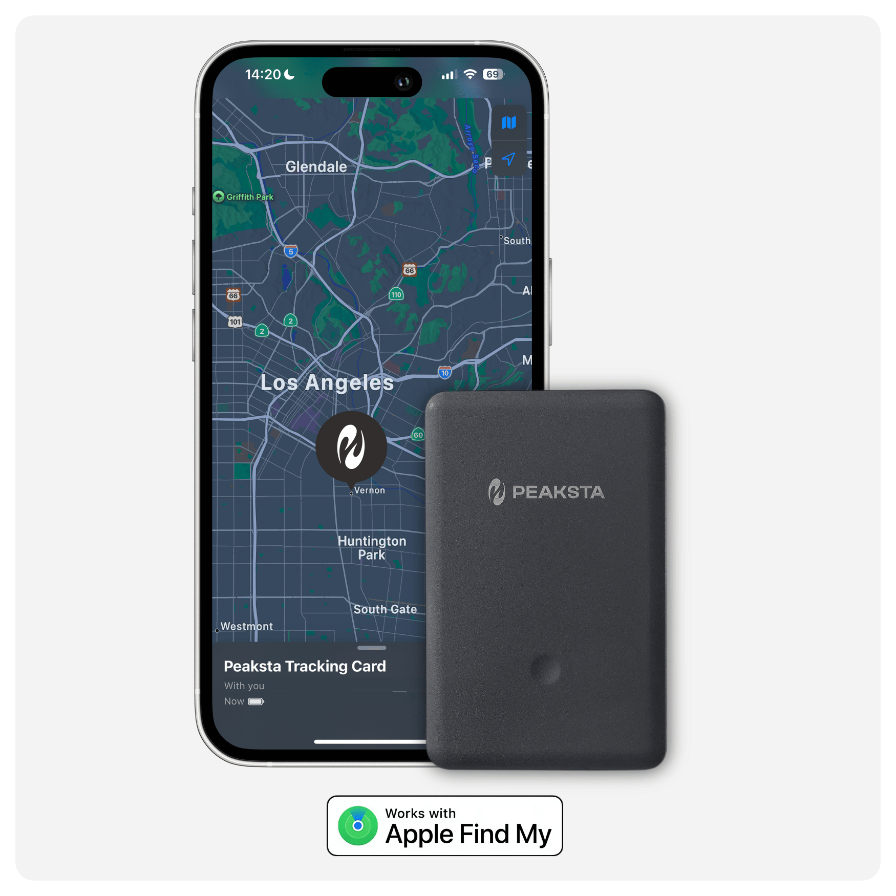 Tracking Card | Apple Find My – Peaksta