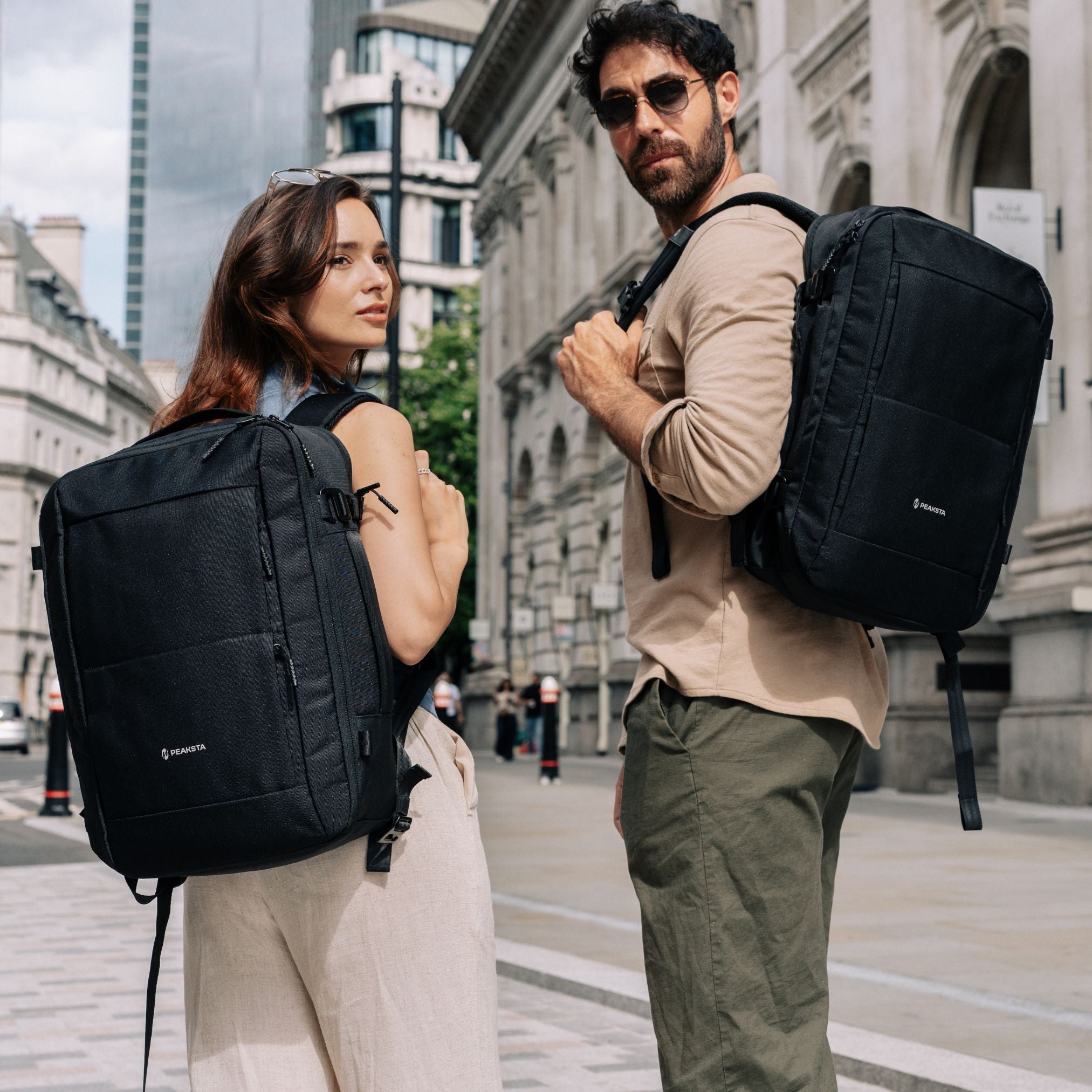 Travel Backpack | Vacuum Compartment | Cabin Approved | Water-Resistant | RFID proof