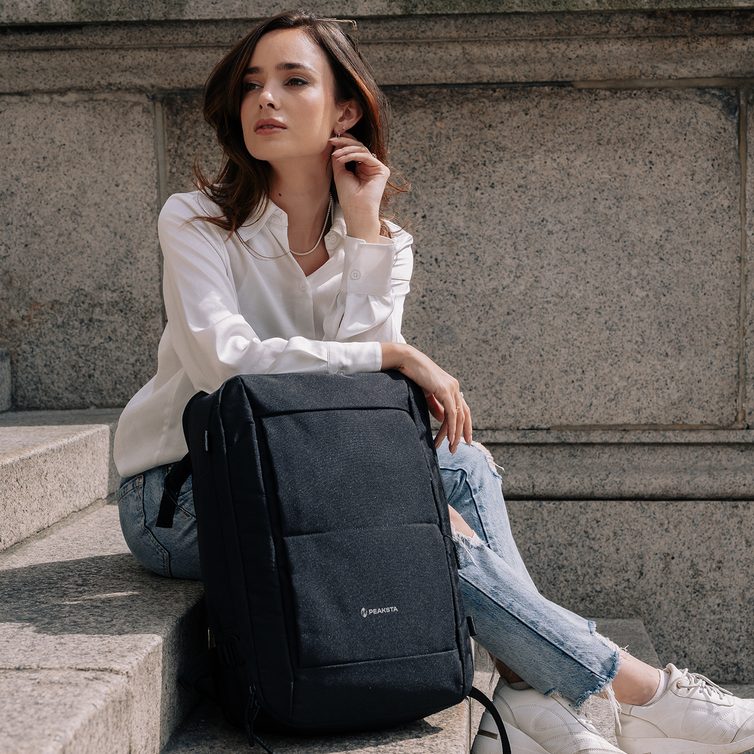 backpack to travel with Travel Backpack | Vacuum Compartment | Cabin Approved | Water-Resistant | RFID proof